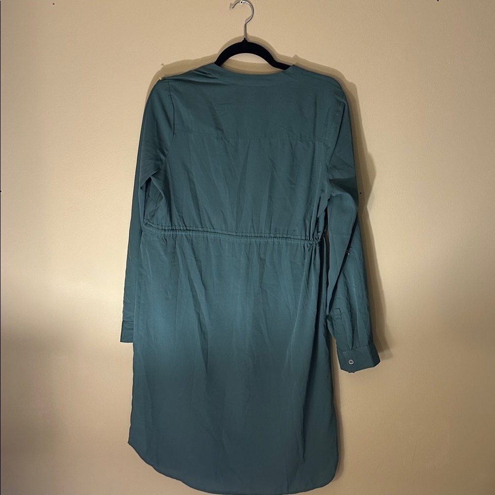 Motherhood Teal Maternity Tunic - Picture 3 of 3